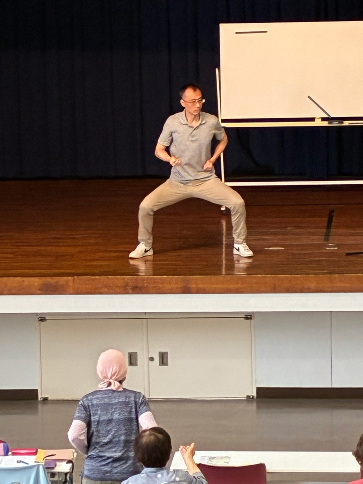 八段錦講座の様子1